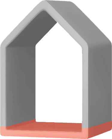 Een modern en strak huismodel voor woningdecoratie en architectuur.